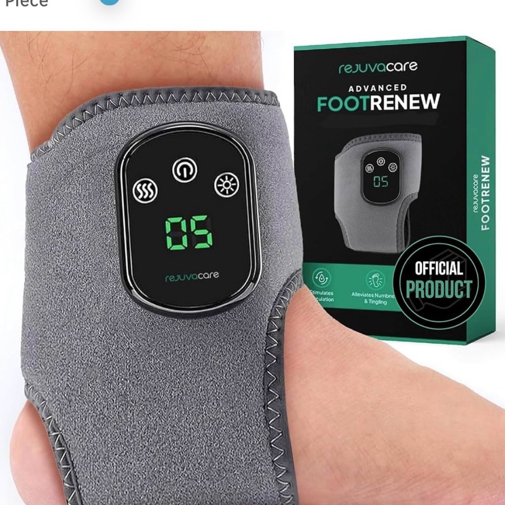 Advanced Foot Renew - Gray Foot Renew Triple Method Massager for Home Use